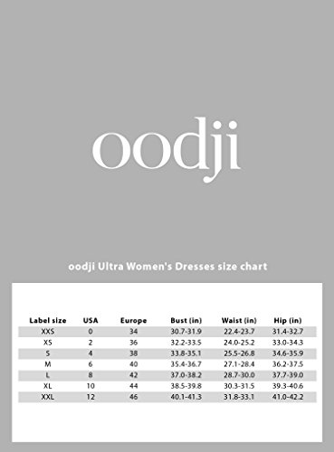 oodji Ultra Mujer Vestido de Punto con Cuello Mao, Azul, ES 36 / XS