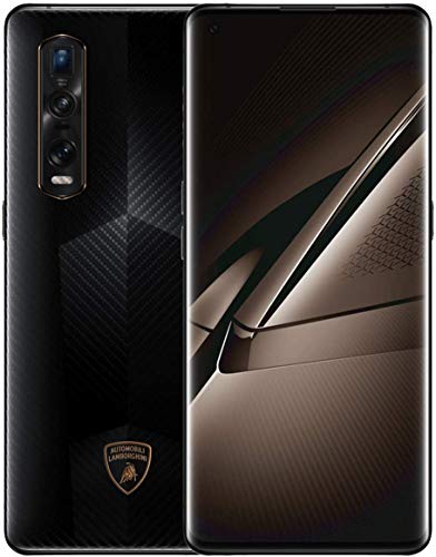 OPPO Find X2 PRO 5G Automobilli Lamborghini Edition – Smartphone de 6.7" (AMOLED, 12GB/256GB, cámara trasera 48MP+13MP+12MP, cámara frontal 32MP, 4.200 mAh, Android 10, Snapdragon 865) Fiber Black