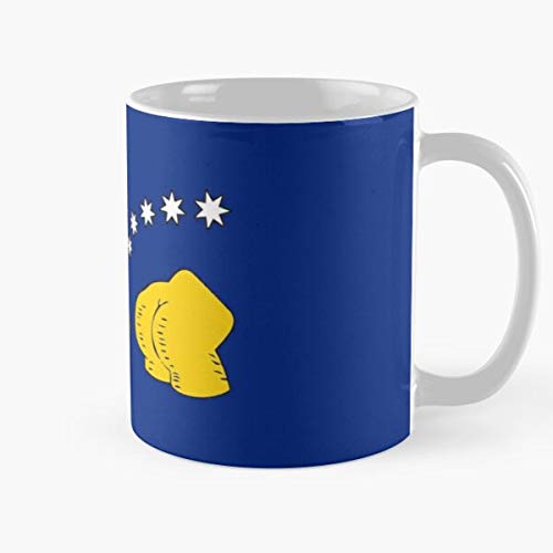 Orangeburps The Simpsons Boot In Mockery A Kick Its Australia Just Little Bum Taza de café con Leche 11 oz