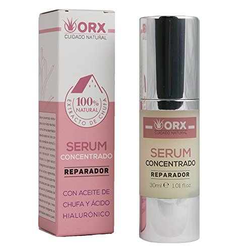 ORX Serum concentrado facial natural con aceite de chufa rico en Ácido Hialurónico