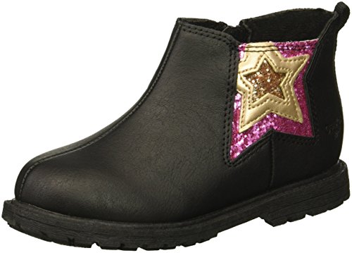 OshKosh B'Gosh Girls' Ophelia Ankle Boot, Black, 5 M US Toddler