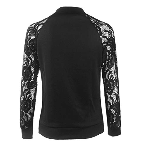 Overdose Traje De Chaqueta De Encaje De Manga Larga para Mujer Chaqueta De Abrigo Casual Top Top De Blusa De Outwear