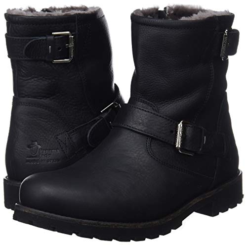 Panama Jack Faust Igloo, Botas Estilo Motero para Hombre, Negro (Negro C18), 46 EU