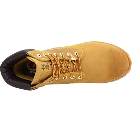 Panama Jack Panama 03 C1 - Náuticos de cuero hombre, color amarillo, talla 44