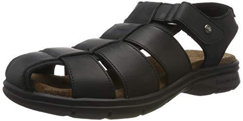 Panama Jack Sauron, Sandalias Punta Cerrada para Hombre, Negro (Negro C1), 44 EU