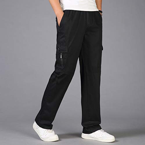 Pantalones para Hombre,Tallas Grandes Suelto Pantalones Casuales Moda Trabajo Pantalones Jogging Pants Fitness Pantalones Chandal Hombre Largos Pantalones Ropa de Hombre Pantalones de Trekking