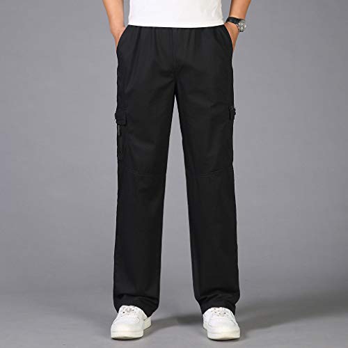 Pantalones para Hombre,Tallas Grandes Suelto Pantalones Casuales Moda Trabajo Pantalones Jogging Pants Fitness Pantalones Chandal Hombre Largos Pantalones Ropa de Hombre Pantalones de Trekking