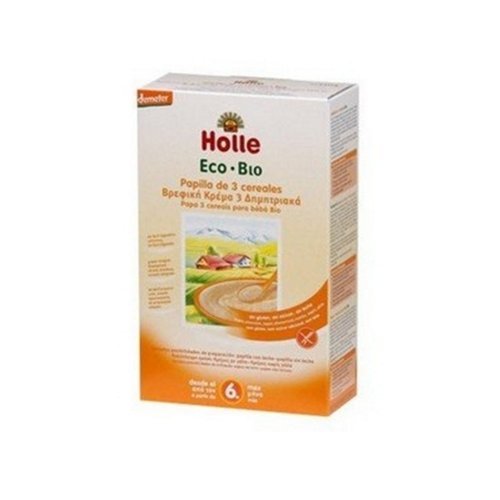 Papilla de 3 Cereales Bio 250 gr de Holle