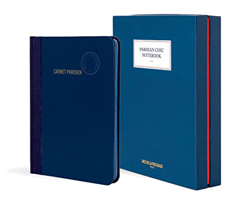 Parisian Chic Notebook (blue, large) (Notebooks) [Idioma Inglés]