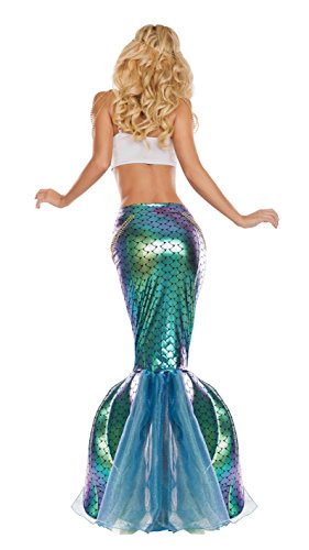 PARTY KING Under The Sea Mermaid Women's Fancy Dress Costume Large