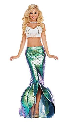 PARTY KING Under The Sea Mermaid Women's Fancy Dress Costume Large