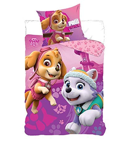 Paw Patrol 710-221, Funda Nórdica, Multicolor, Cubierta de envoltura 150 x 220 cm y funda de almohada 63 x 63 cm