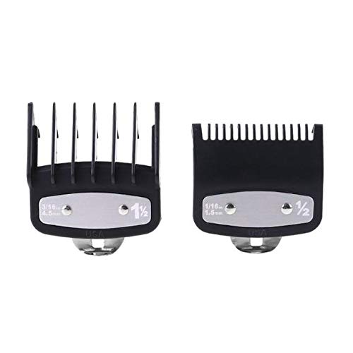 Peine guía de corte profesional - peine de límite para cortapelos con clip - Pack: 17