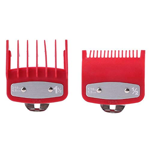 Peine guía de corte profesional - peine de límite para cortapelos con clip - Pack: 2