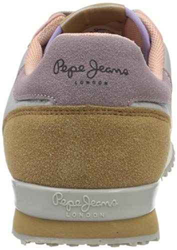 Pepe Jeans London Archie Bass, Zapatillas para Mujer, 933GREY Marl, 38 EU