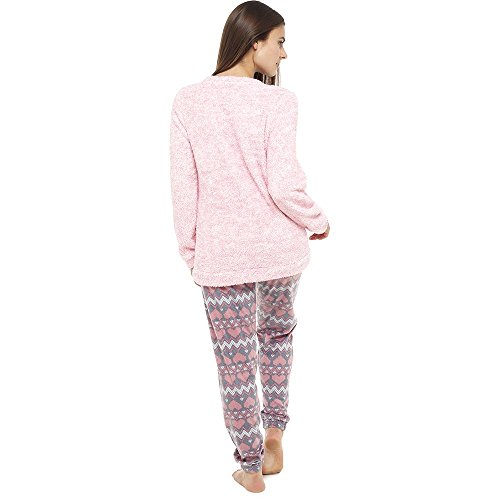 Pijama de Pijamas cómodos Pijamas Snuggle Pijamas cálidos Pijama Twosie Set | Desgaste salón Suave para Las Mujeres para Las Mujeres (XL, Koala Gris)