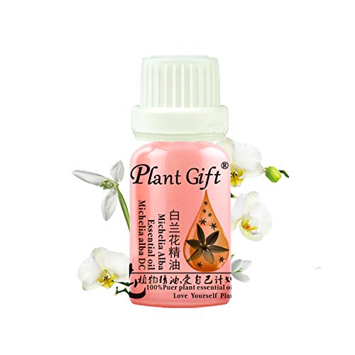 Plant Gift White Orchid Essential Oil Aceite esencial de orquídea blanca Aromaterapia - Orgánica 100% pura - Mente perfecta Cuerpo perfecto- 0.34OZ / 10ml