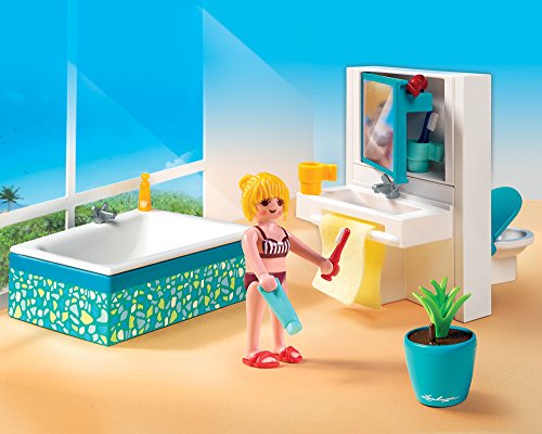 PLAYMOBIL Mansión Moderna Playset baño (5577)