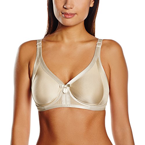 Playtex Ideal Beauty Soft Cup Sujetador sin Aros, Beige (Nacre 03Z), 100C para Mujer