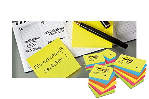 Post-It 654Y Notas adhesivas, 6 blocs