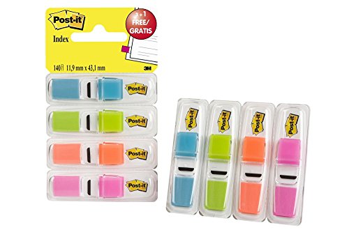 Post-It 70005040152 - Dispensador 3+1 índex 1/2""