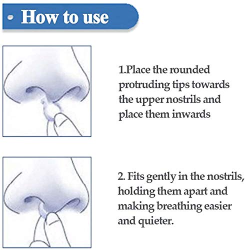 Prechkle Clip Nasal Magnético Anti-Ronquidos, Solución de Dilatador Nariz Antirronquidos Natural y Reutilizable, Facilitar la Respiración y Dormir Cómodo, 2 Piezas