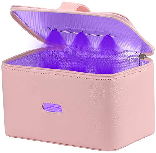 Prolific Earth | Caja esterilizadora de luz UV – Desinfecta plástico, máscaras, textiles, herramientas de maquillaje, teléfono celular con varita de luz desinfectante UV-C