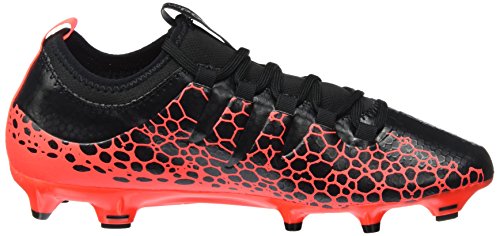 Puma Evopower Vigor 3 Graphic FG, Zapatillas de Fútbol para Hombre, Negro (Black-Silver-Fiery Coral), 42 EU