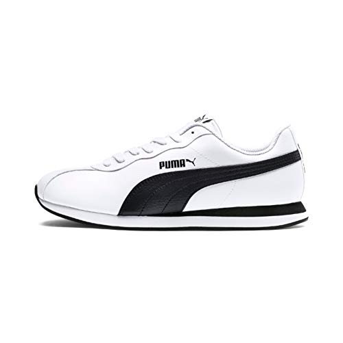 PUMA Turin II, Zapatillas Unisex Adulto, Blanco White Black, 42 EU