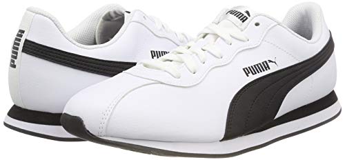 PUMA Turin II, Zapatillas Unisex Adulto, Blanco White Black, 42 EU