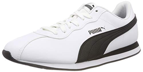 PUMA Turin II, Zapatillas Unisex Adulto, Blanco White Black, 42 EU