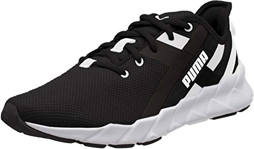 PUMA Weave XT WN'S, Zapatillas Deportivas para Interior para Mujer, Negro Black White, 41 EU