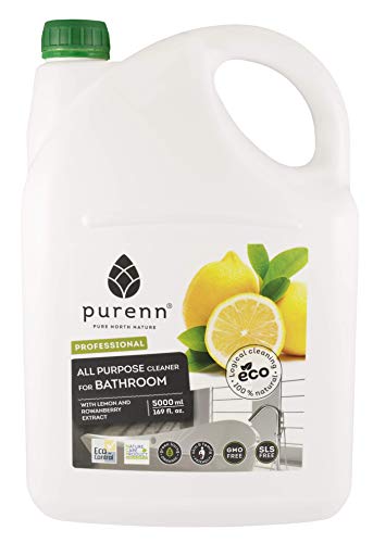 Purenn - Limpiador multiusos ecológico para cuarto de baño con limón y arándanos (5 L)