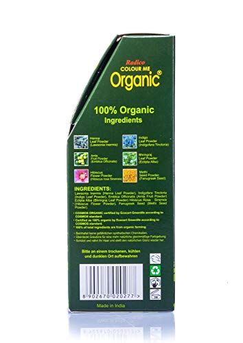 Radico - Tinte vegetal orgánico para el cabello - Castaño rojizo