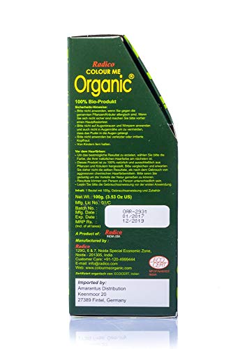 Radico - Tinte vegetal orgánico para el cabello - Castaño rojizo