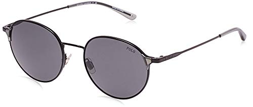 Ralph Lauren POLO 0PH3109 Gafas de sol, Demi Shiny Black, 53 para Mujer