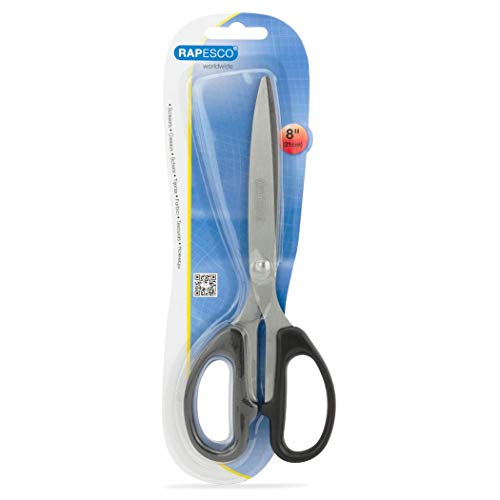 Rapesco Accesorios - Tijeras multiusos en acero inoxidable, 21 cm de largo