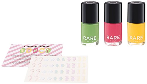 Rare Trio esmalte de uñas Art Kit, Candy Shop