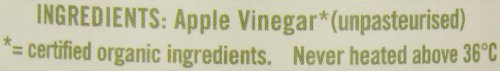 Raw Health Vinagre De Sidra De Manzana Ecológico - Sin Filtrar - Con Enzimas Madre - Vegano, Vegetariano, Paleo - Paquete 6 X 500 Ml
