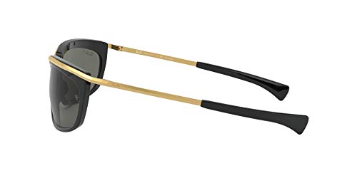 Ray-Ban Olympian I RB2319-901/58 Gafas de sol, Negro/Oro, 62 Unisex