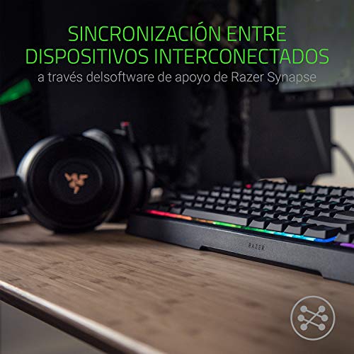 Razer Ornata Chroma - Teclado Gaming, Estándar con USB, Alámbrico, Interruptor de Membrana,Teclas de Membrana, ES Layout, Color Negro