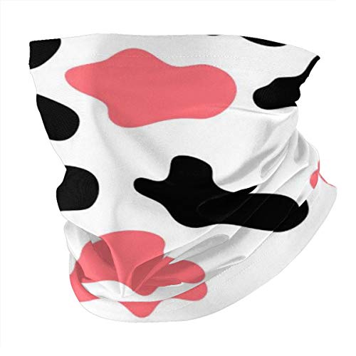 Rcivdkem Cow Spots Bandand with Filters Neck Scarf,Work Scarf,Scarves Hat