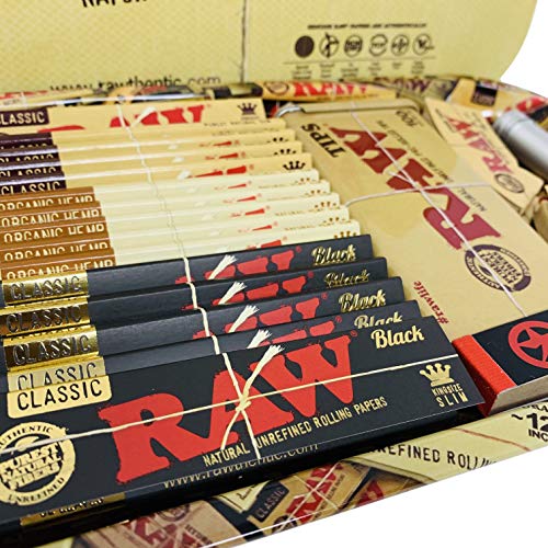 Reds Exclusive Tips RAW Mix Tray Set con tapa magnética