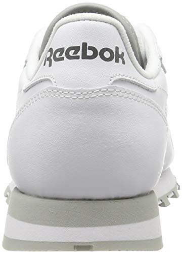 Reebok Classic Lthr 2214, Zapatillas de Trail Running para Hombre, Blanco (Intense White/Light Grey), 42.5 EU