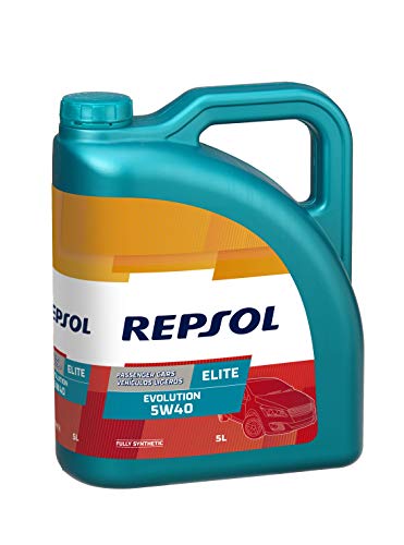 Repsol RP141J55 Elite Evolution 5W-40 Aceite de Motor para Coche, Multicolor, 5 L