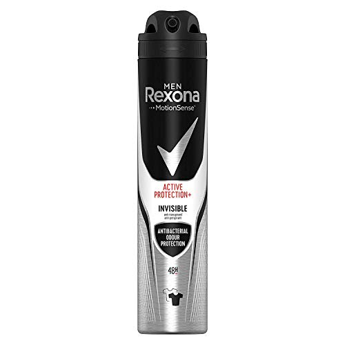 Rexona Active Pro+ Desodorante Antitranspirante Invisible, Hombre - Pack de 6 x 200 ml (Total: 1200 ml)