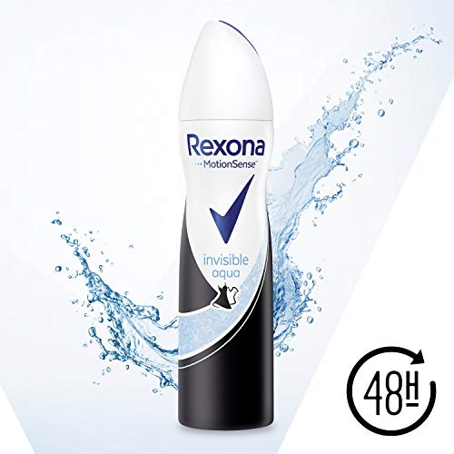 Rexona Desodorante en spray invisible Aqua antitranspirante, 150 ml