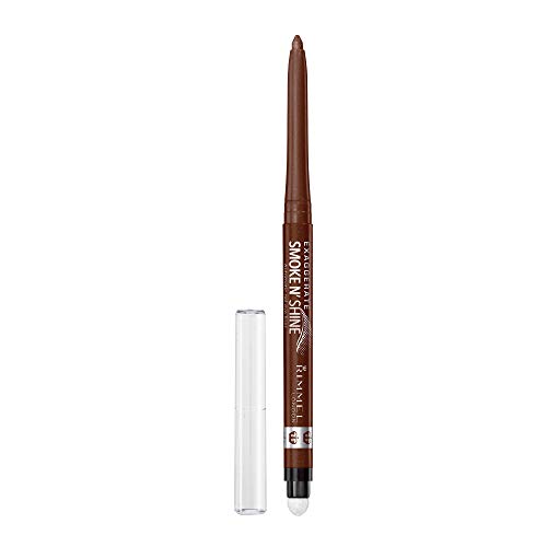 Rimmel London Exaggerate Smoke-n-Shine, lápiz de ojos, Bling Cobre