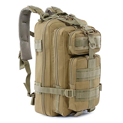 Roaring Fire Mochila táctica militar de asalto EDC al aire libre, mochila de trekking, mochila de 30 l ejército Molle Bug Out, bolsa para ir a casa para EDC, uso táctico, camping, senderismo, caza