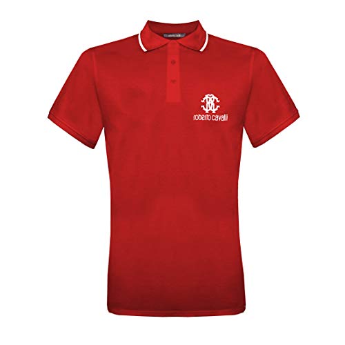 Roberto Cavalli Polo Man rojo M